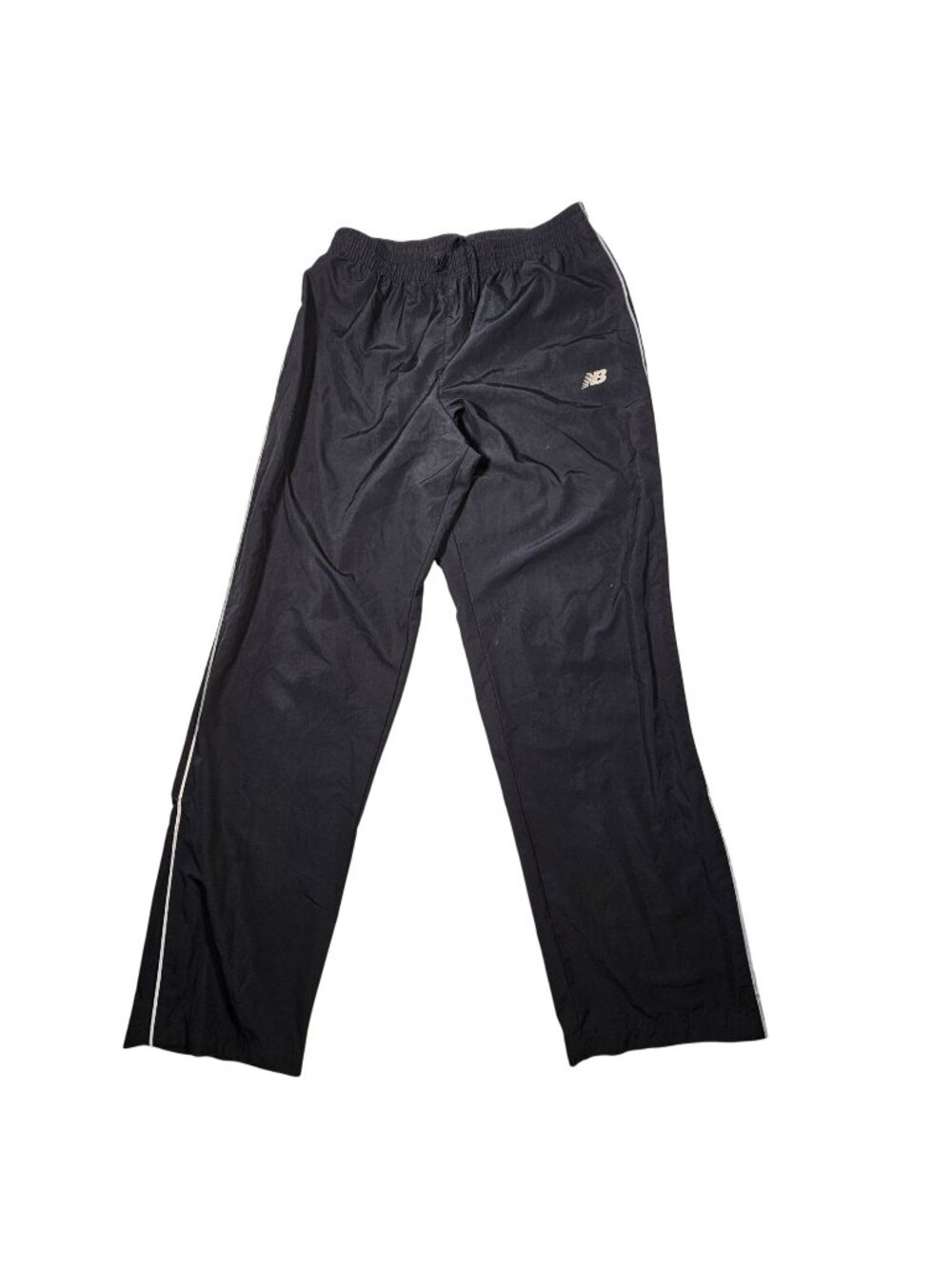 New Balance Athletic Track Pants Men's Size Large Elastic Drawstring 28x31 Black